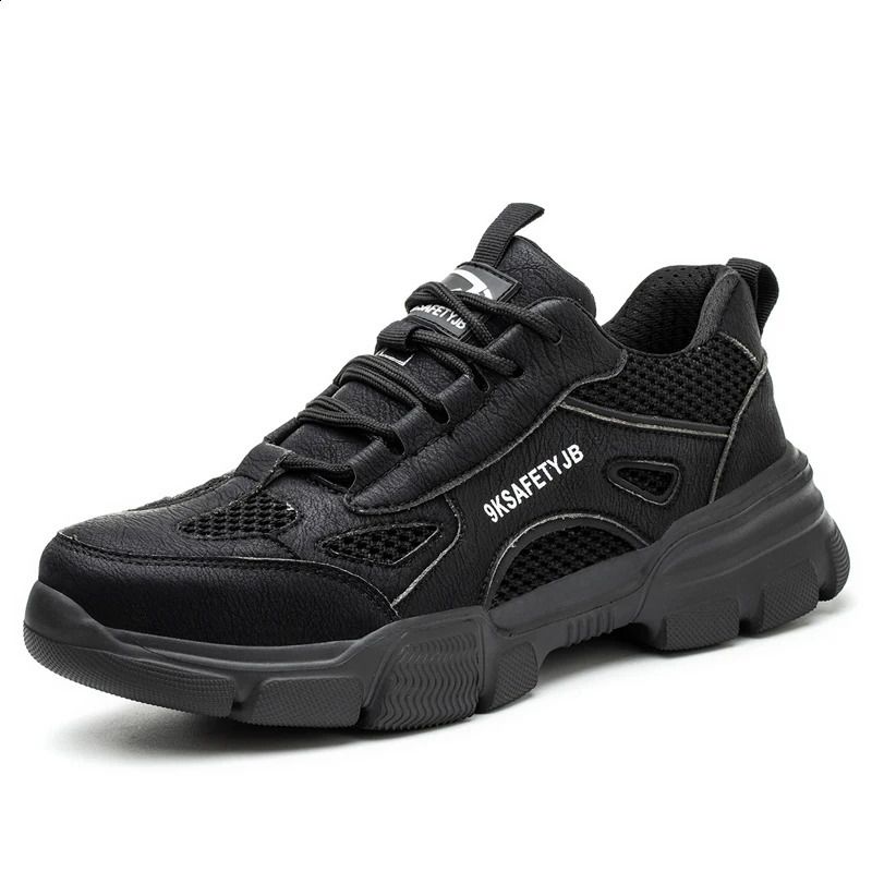 Unisex Work Sneakers Indestructible Safety Boots Women Men Steel Toe Shoes Sport Style 240822_voghion.com