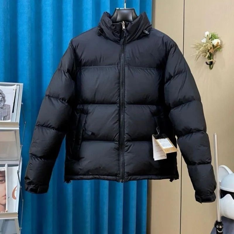 Giacca invernale da uomo con cappuccio firmata, giacca da uomo con cerniera e ricamo da donna, giacca calda da esterno, giacca da coppia, marchio di qualità, lancio del prodotto_voghion.com