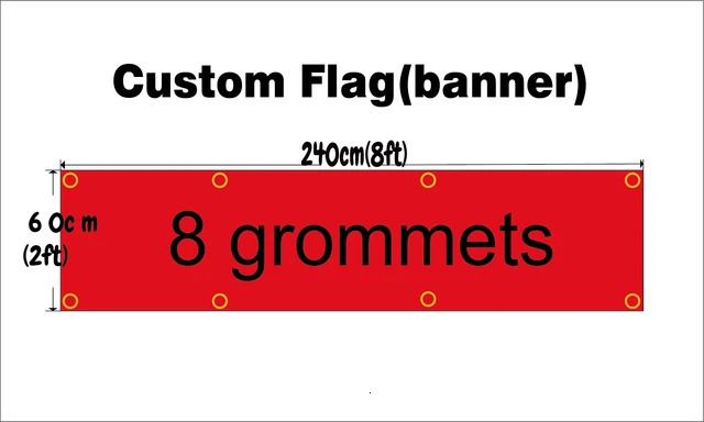 8 Brass Grommets-60 x 240см