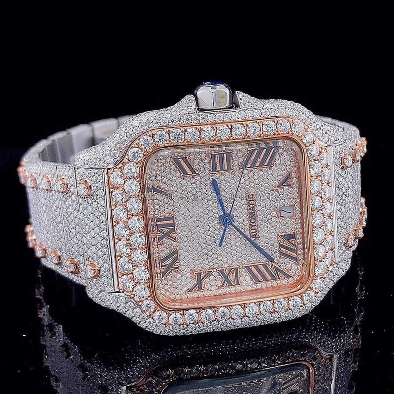 Rose Gold-Moisisanite Diamond Watch