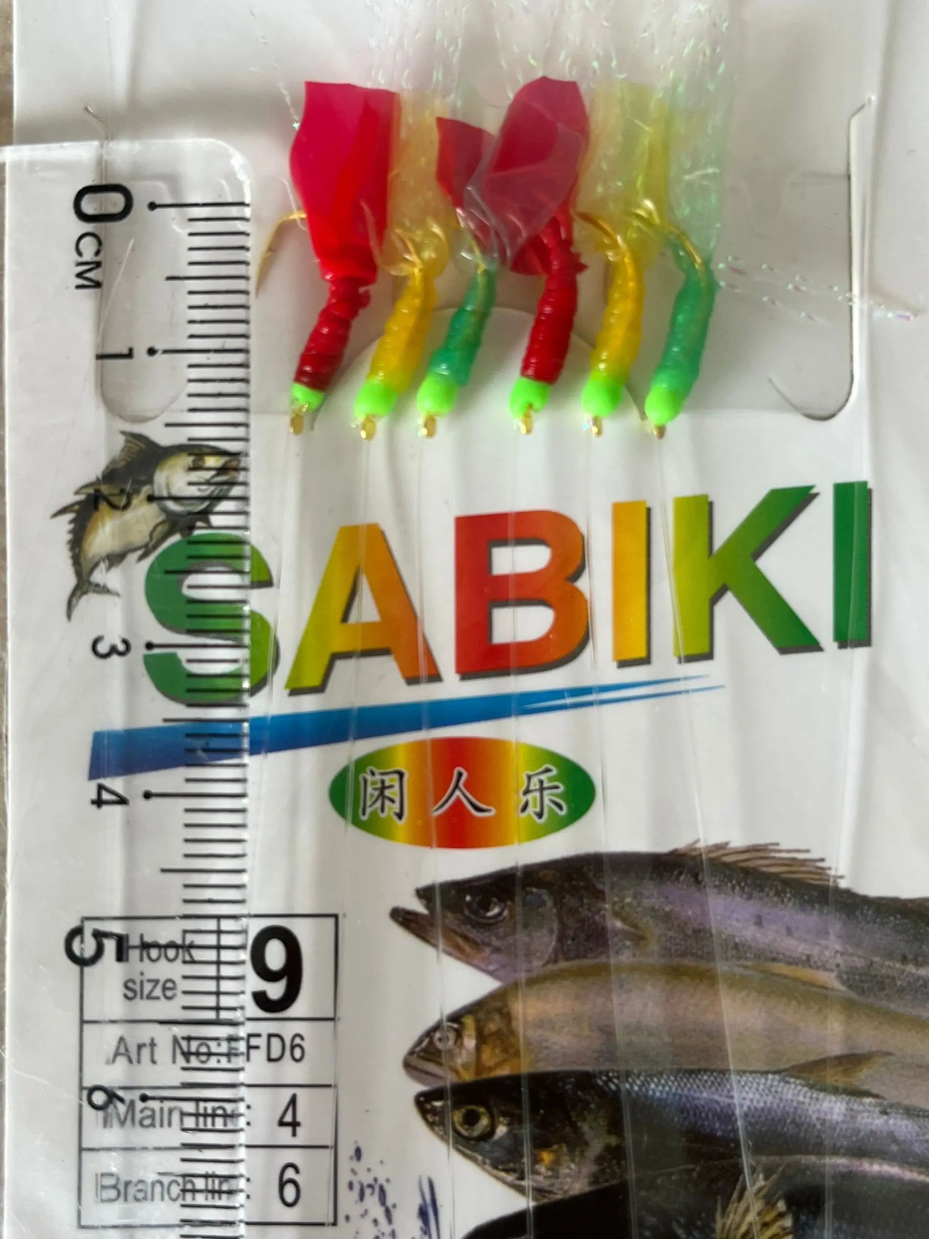 Color:Hook size 9