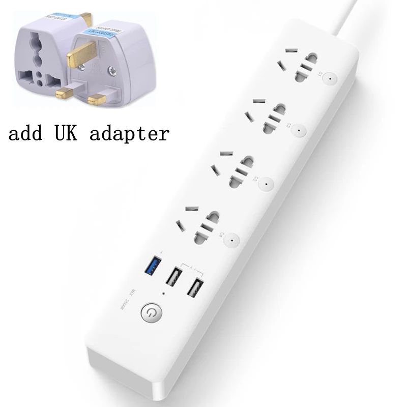 Vit lägg till Storbritanniens adapter