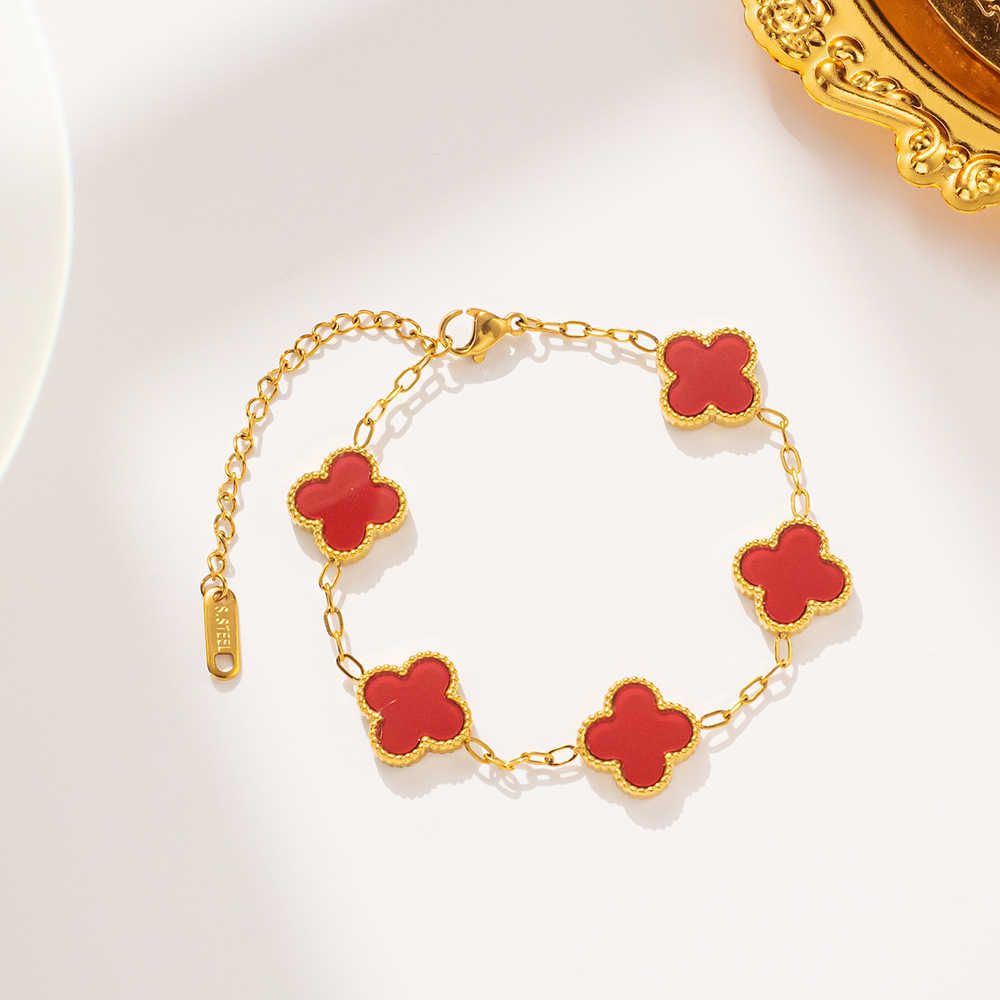 913-1 Bracciale rosso a doppia faccia