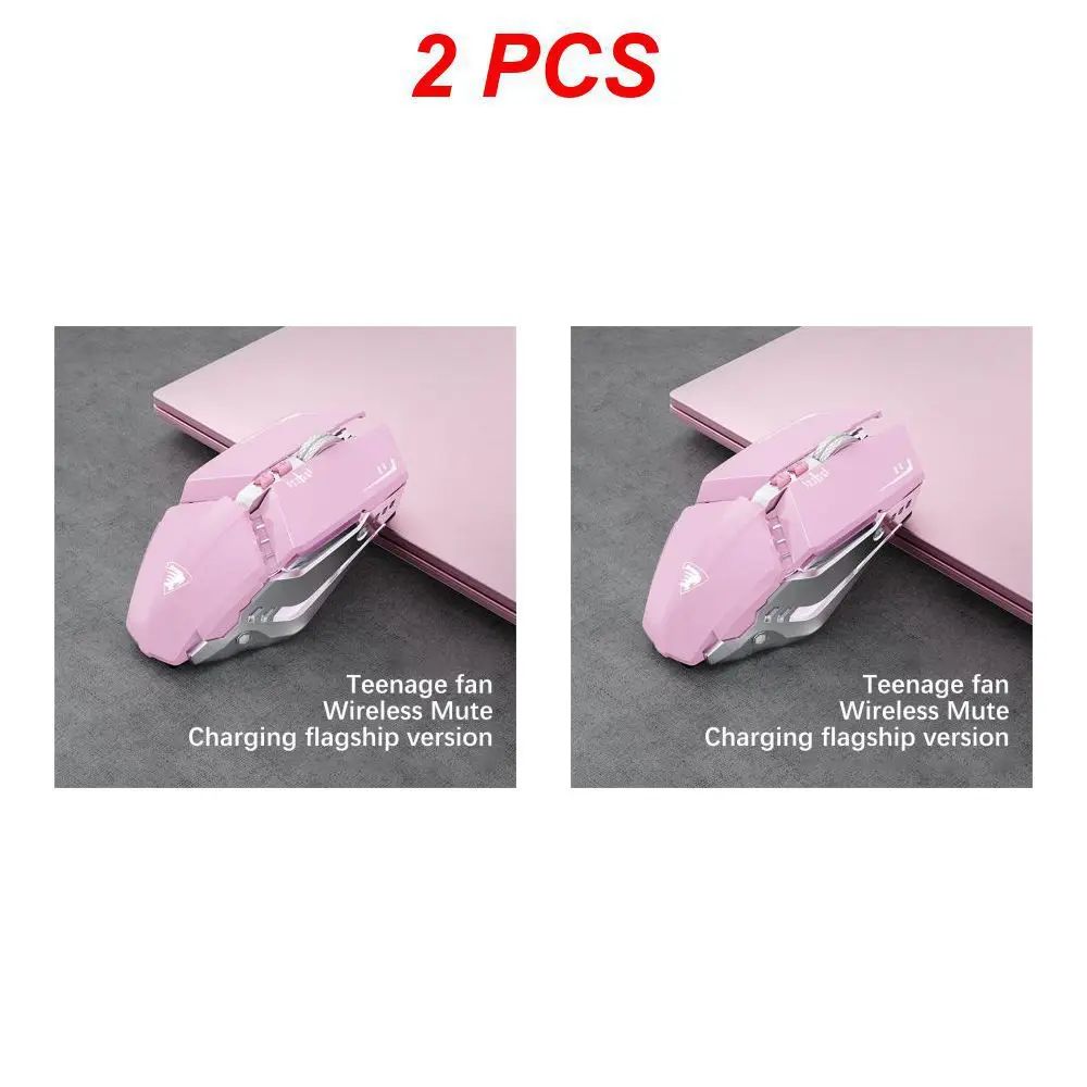 Couleur:rose souris C 2 pièces