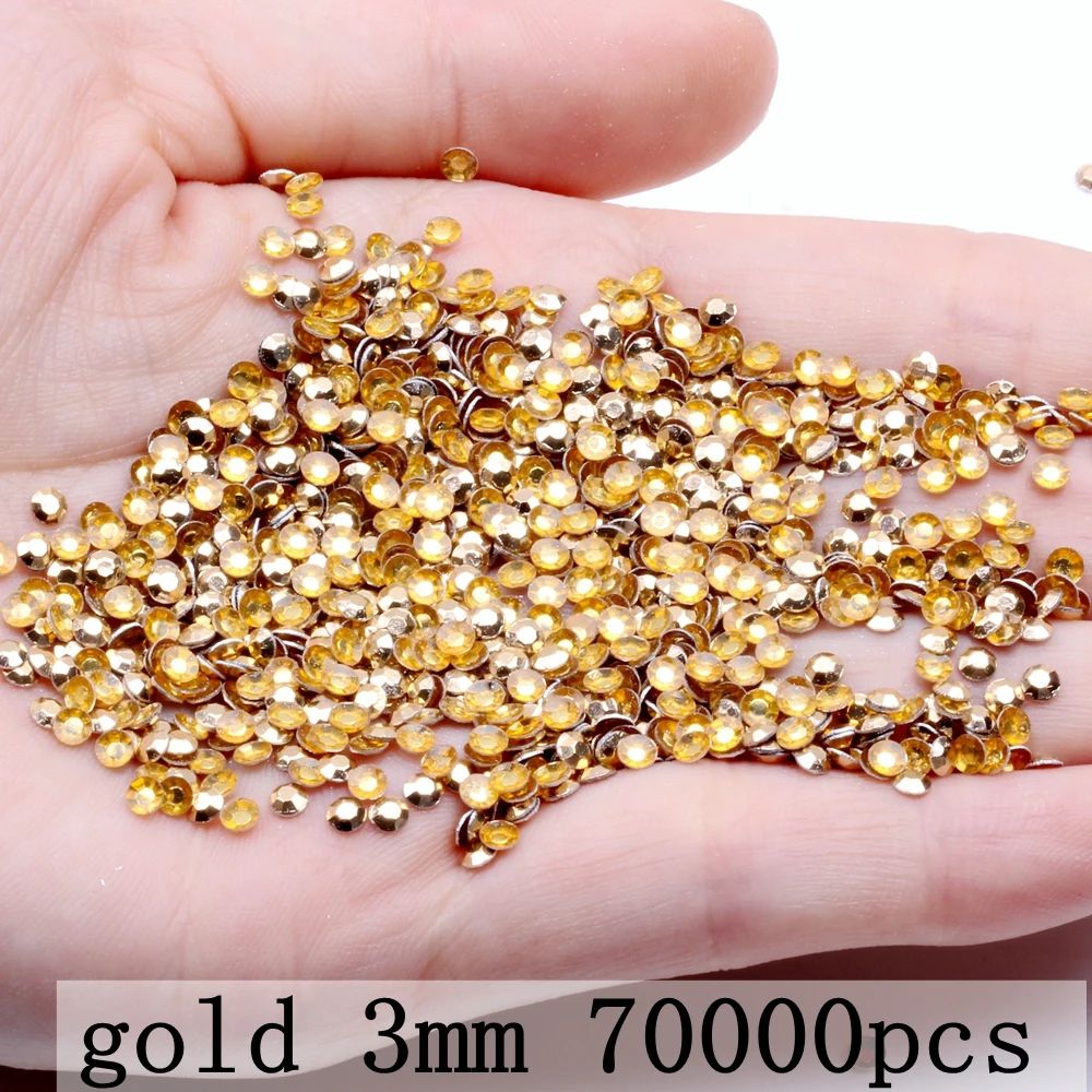 ゴールド3mm 70000pcs