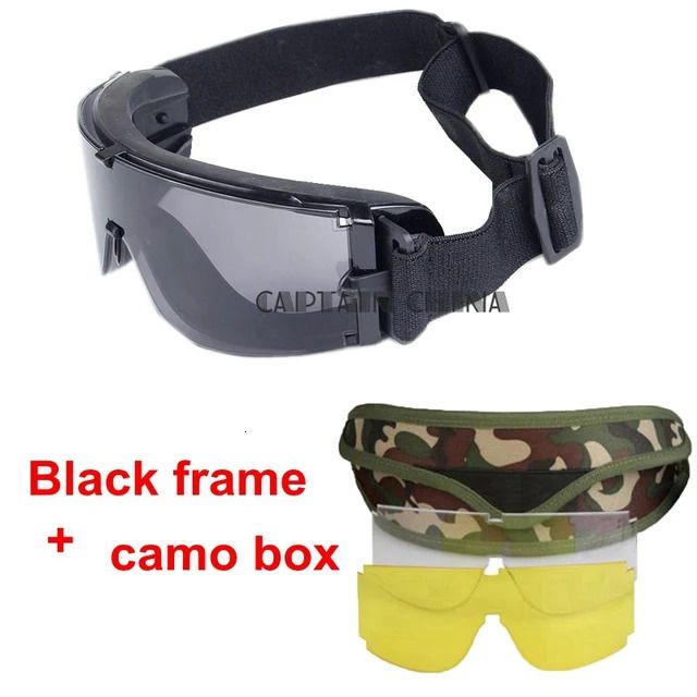 Black Frame Camo Box