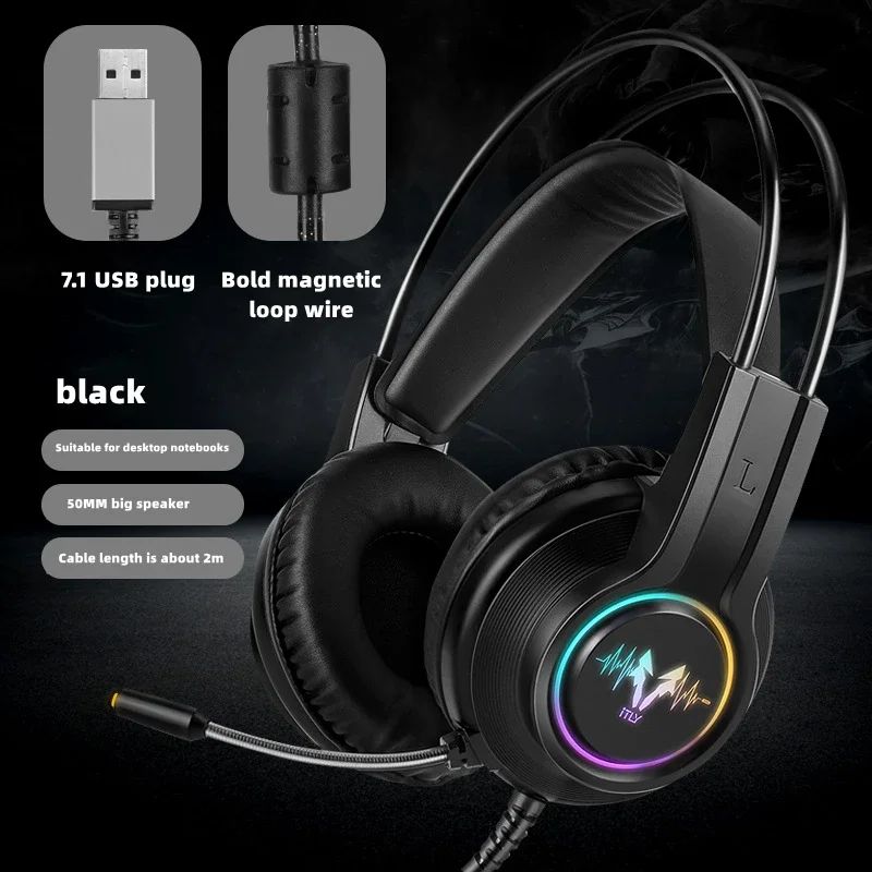 Black -7.1USB