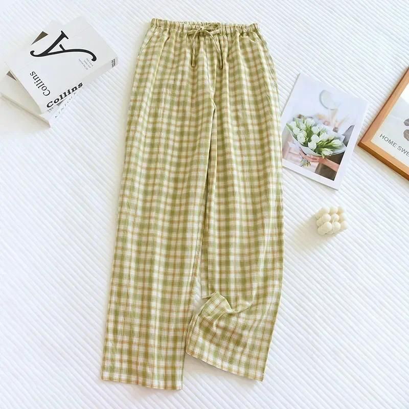 Women Green Plaid