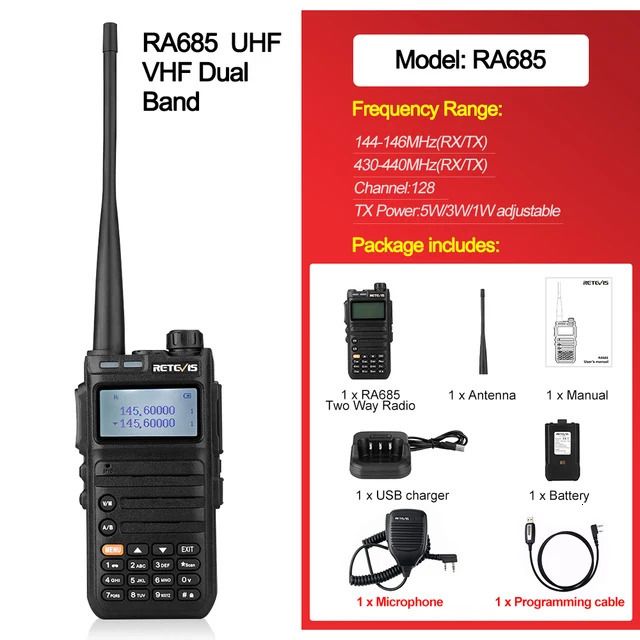 RA685 مع MIC الكابل