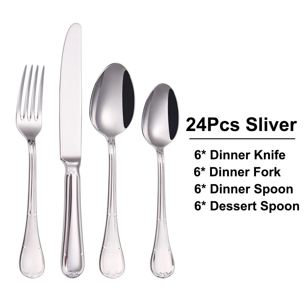 24pcs Sliver