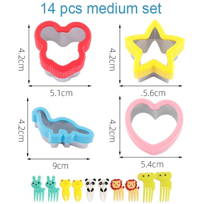 Kolor: 14PCS Medium Set