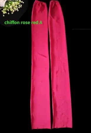 chiffon rose red A