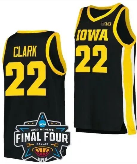 Black with 2023 final four patch