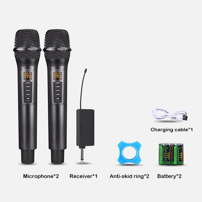 Cor: microfone de 2 unidades