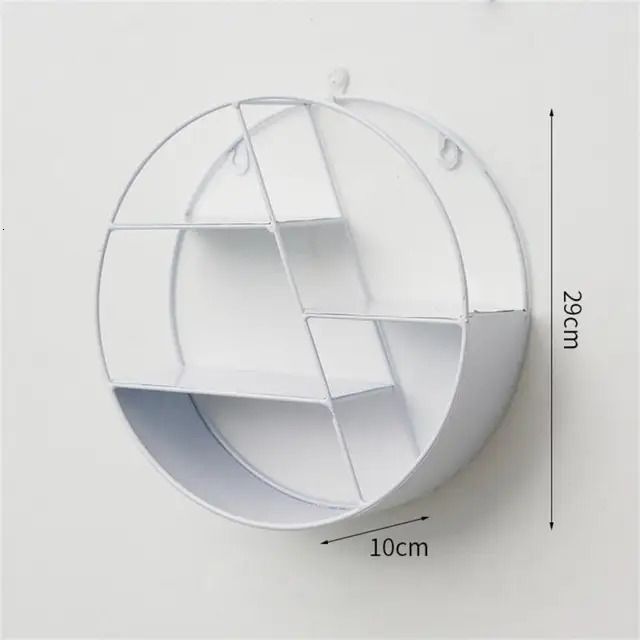 Round White Tin