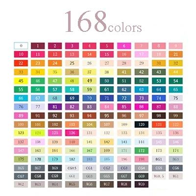 168 Colors