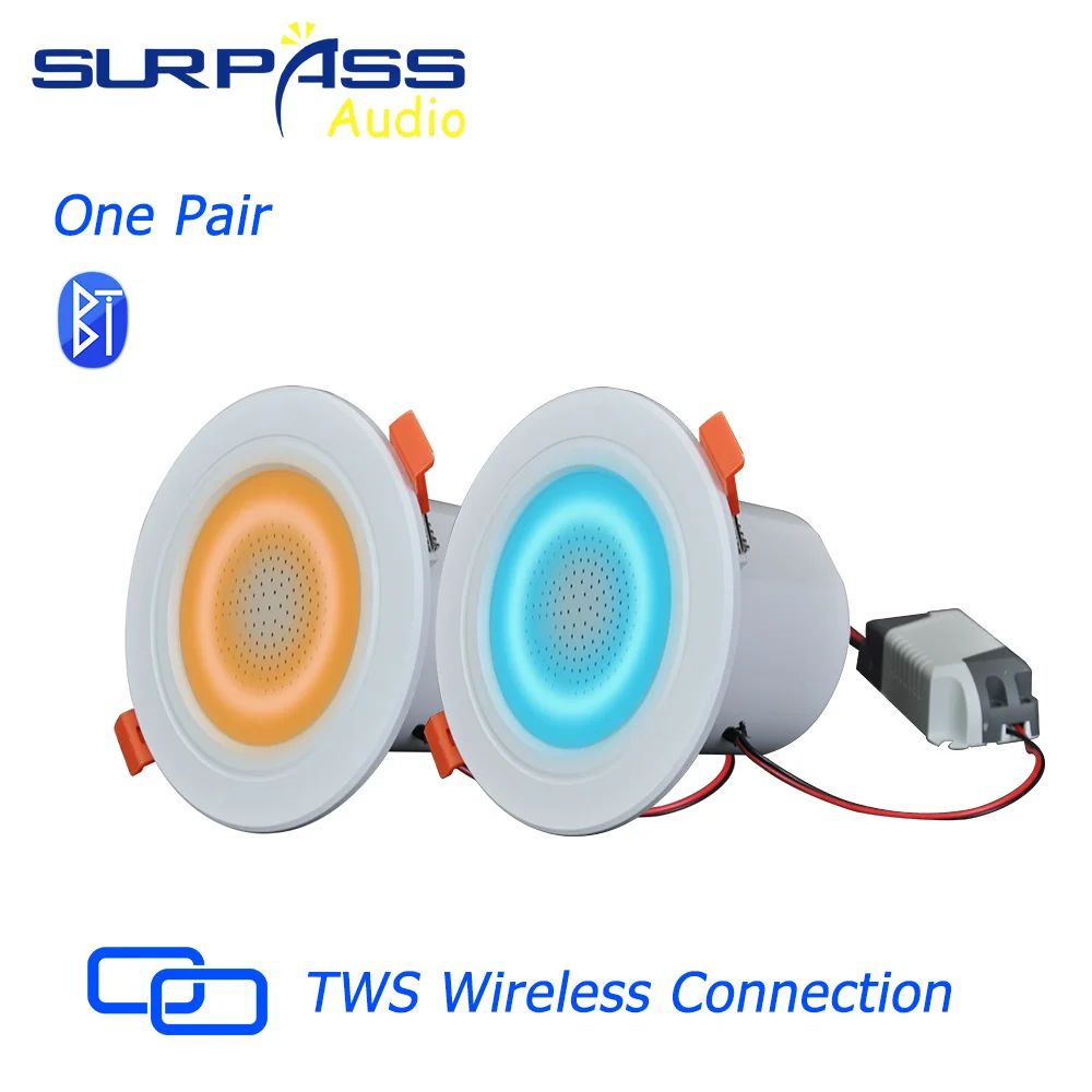 Color:2PCS Bluetooth Speak