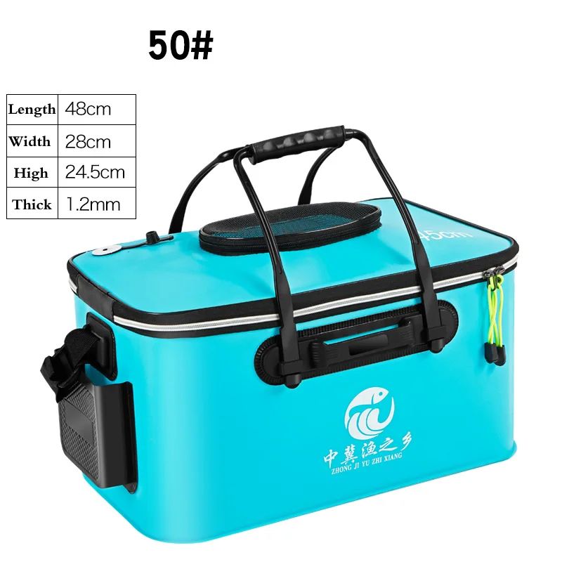 Color:50cm Blue Bucket