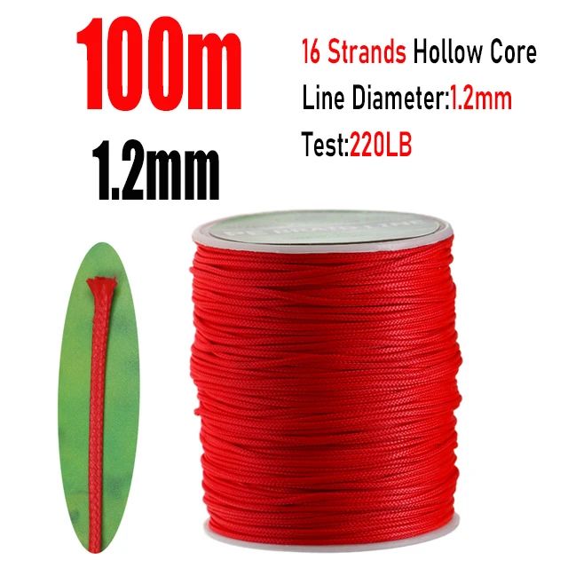 Color:Hollow red 1.2mm