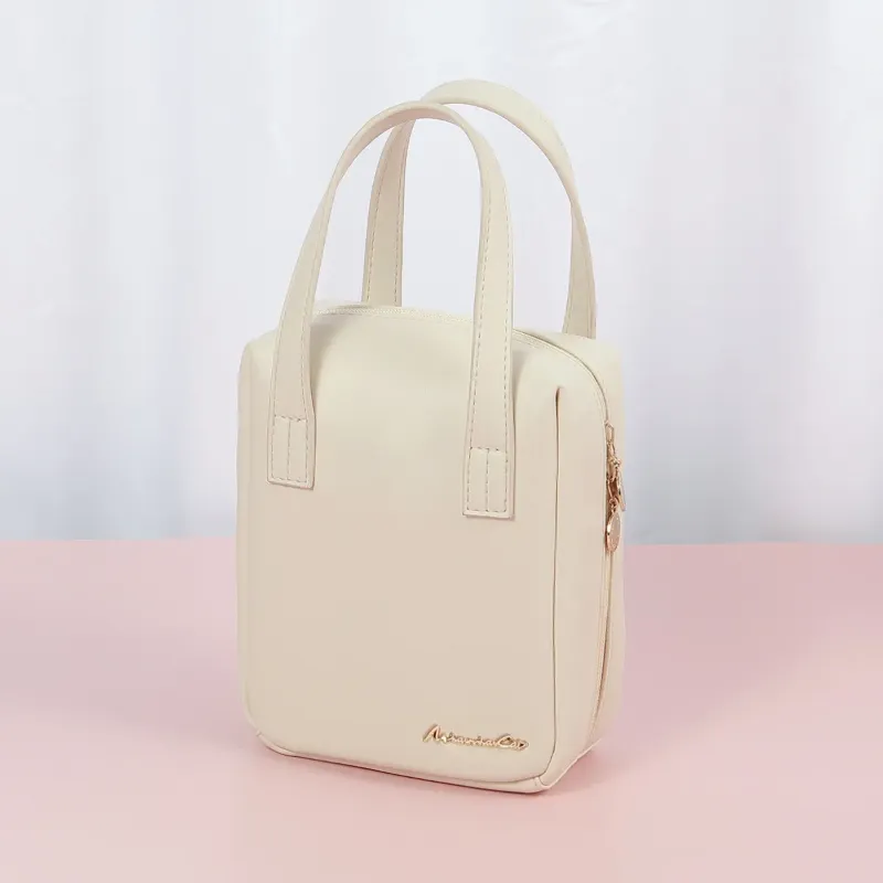 Sac cosmétique blanc