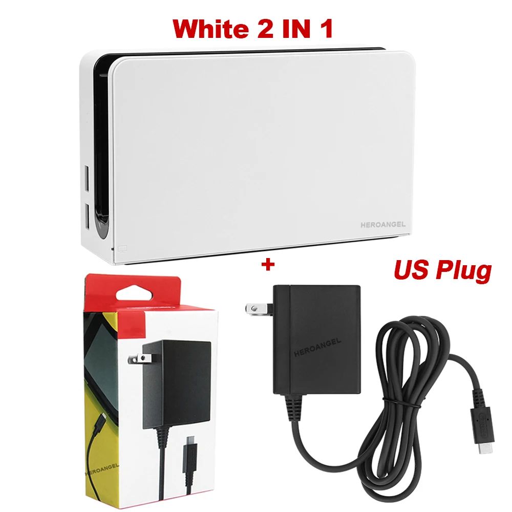 Färg: White 2in1 US Plug