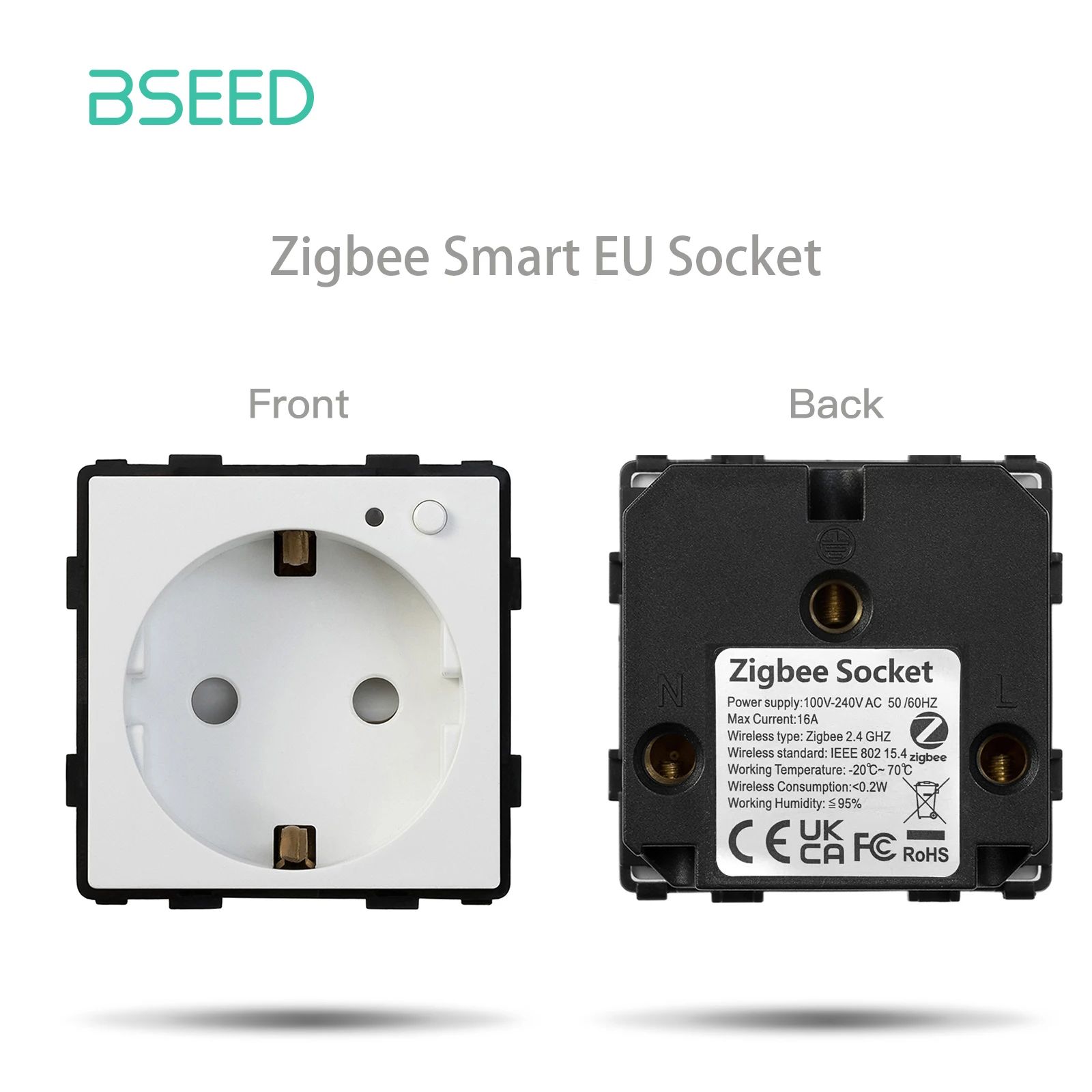 Цвет: Zigbee Smart EU Plug