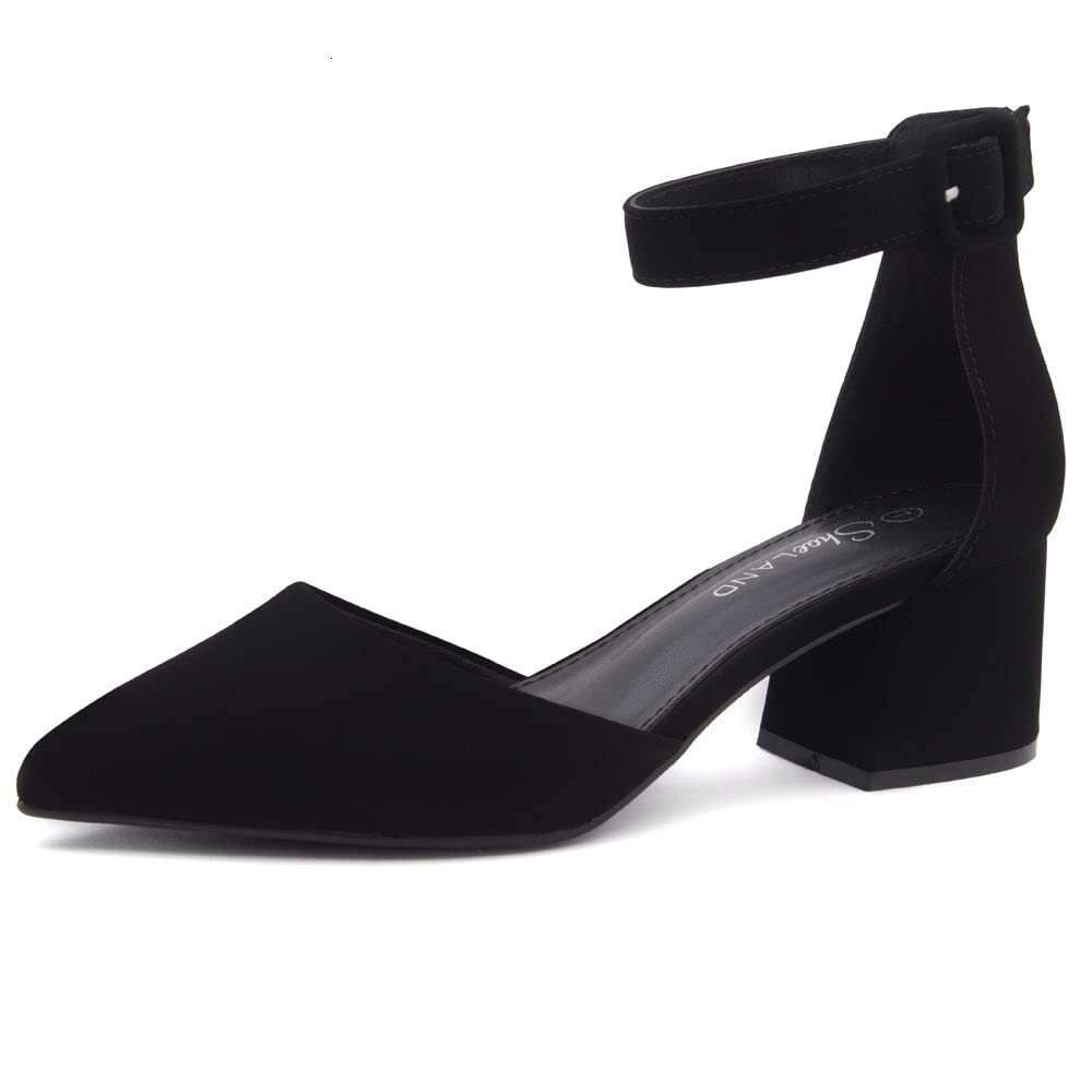 Black suede leather.-5
