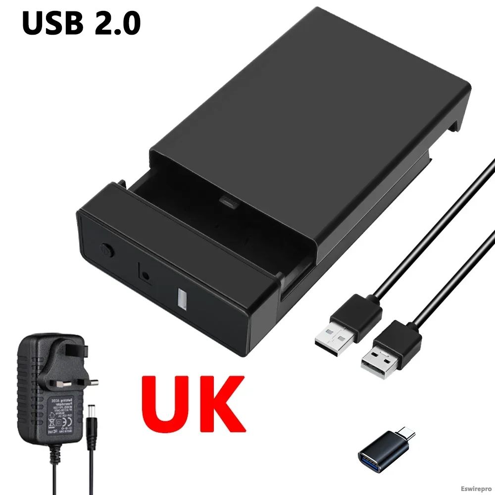 Kleur: USB 2.0 UK-stekker