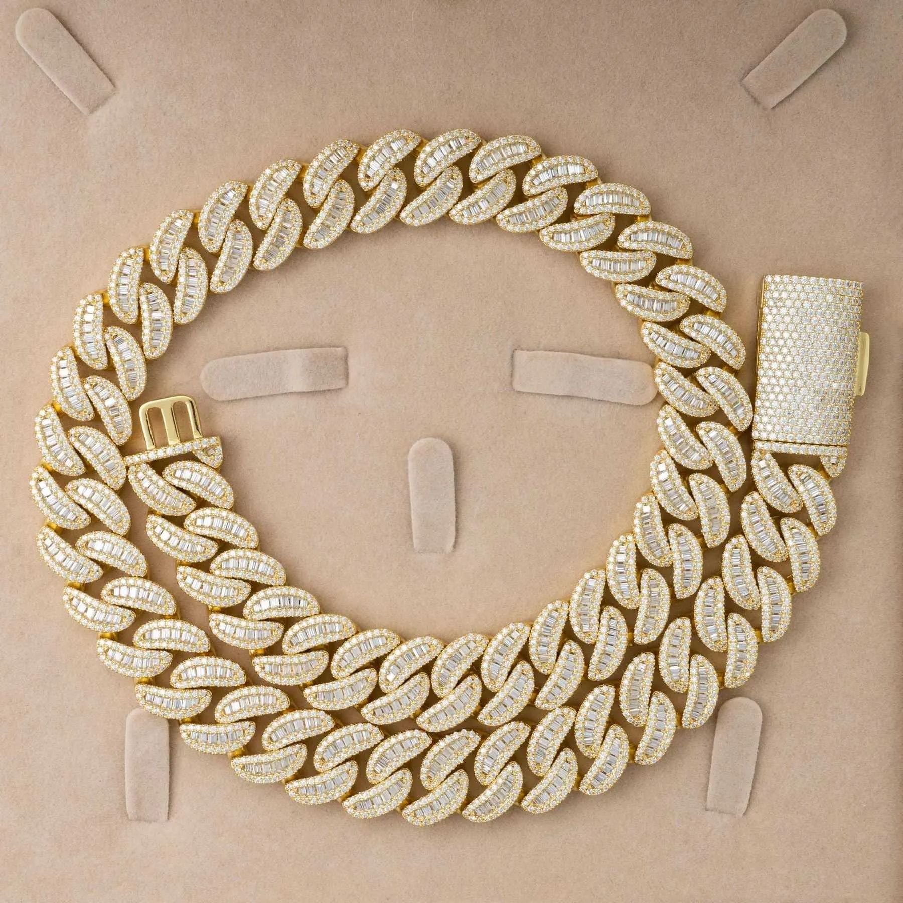 Gold-18mm 22 polegadas-necklace