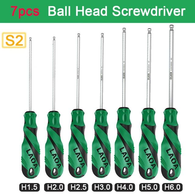 7pcs Ball Head Hex