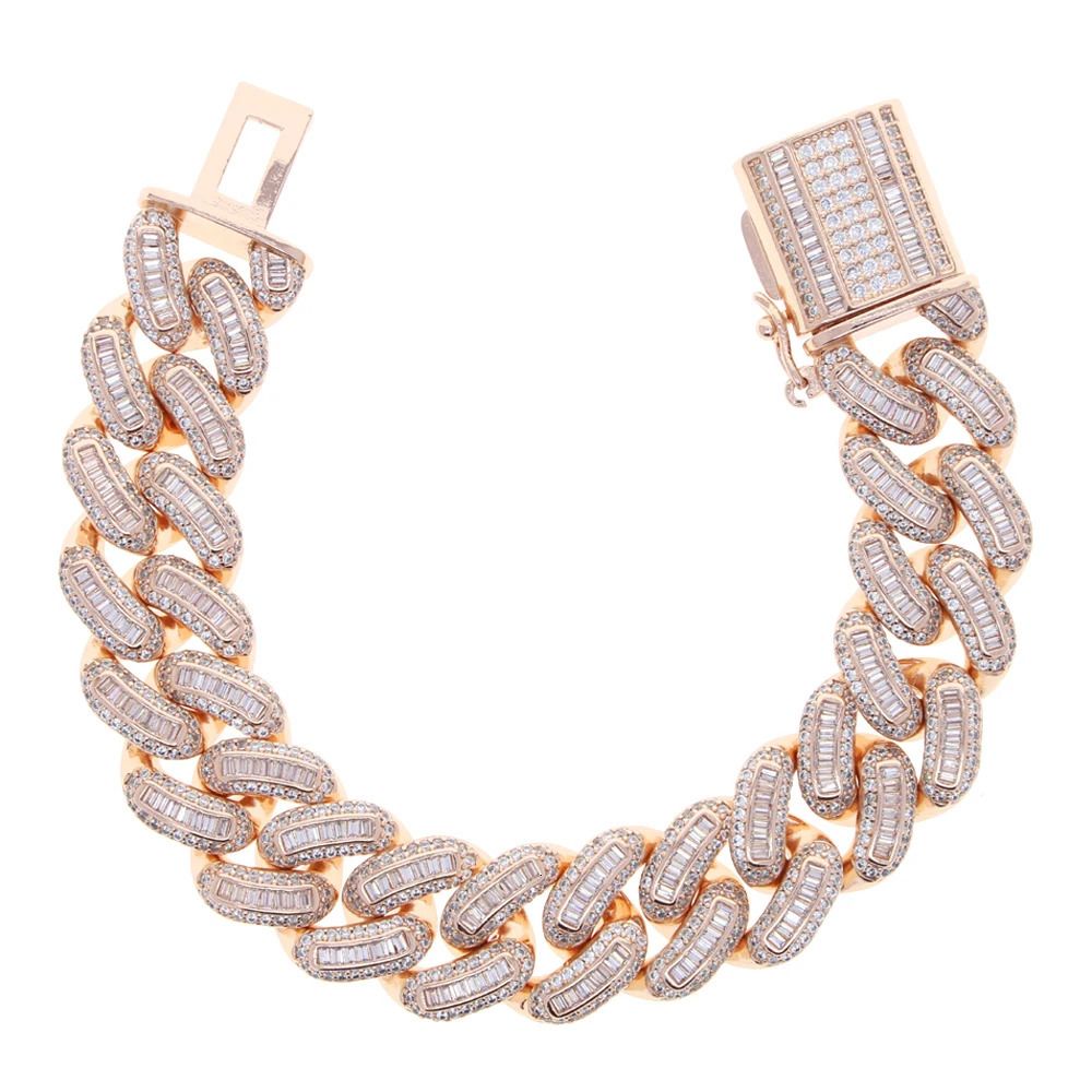 B342-Rose Gold-18mm-21cm