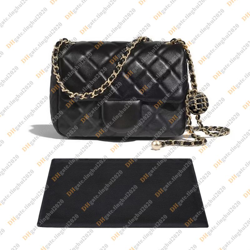 17cm Black Chain Ball / with Dust Bag