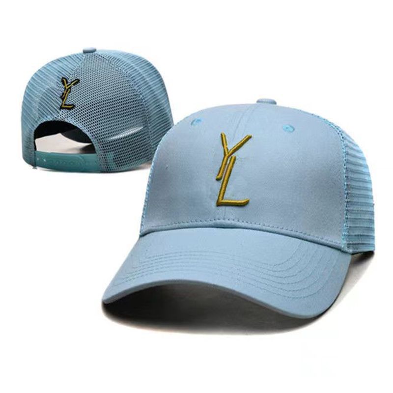 Sky blue hat Gold logo