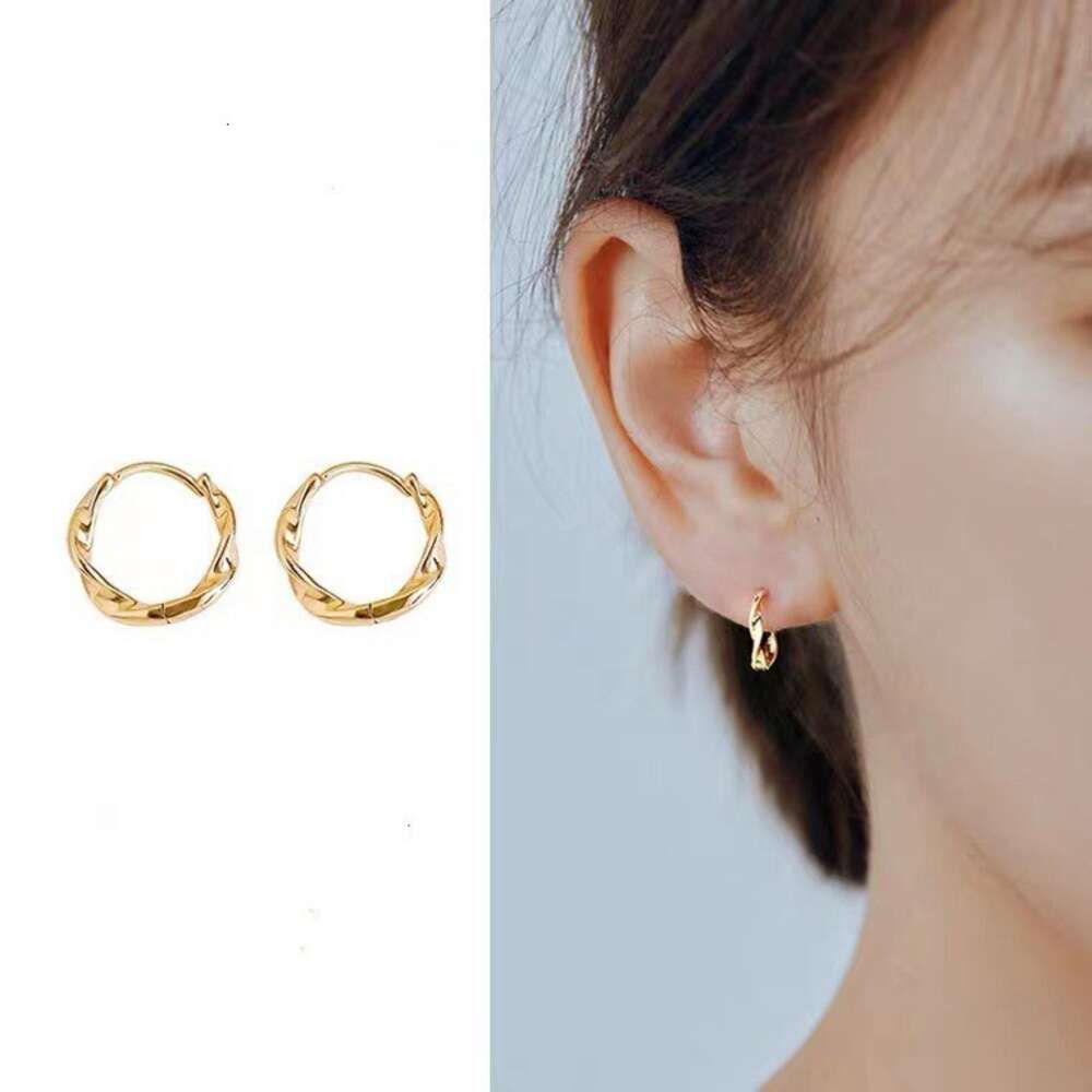 Golden spiral earrings