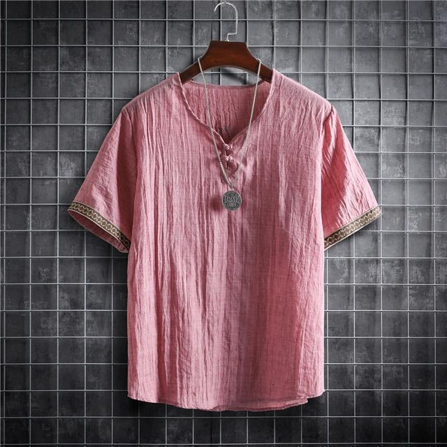 Pink Blouse for Men