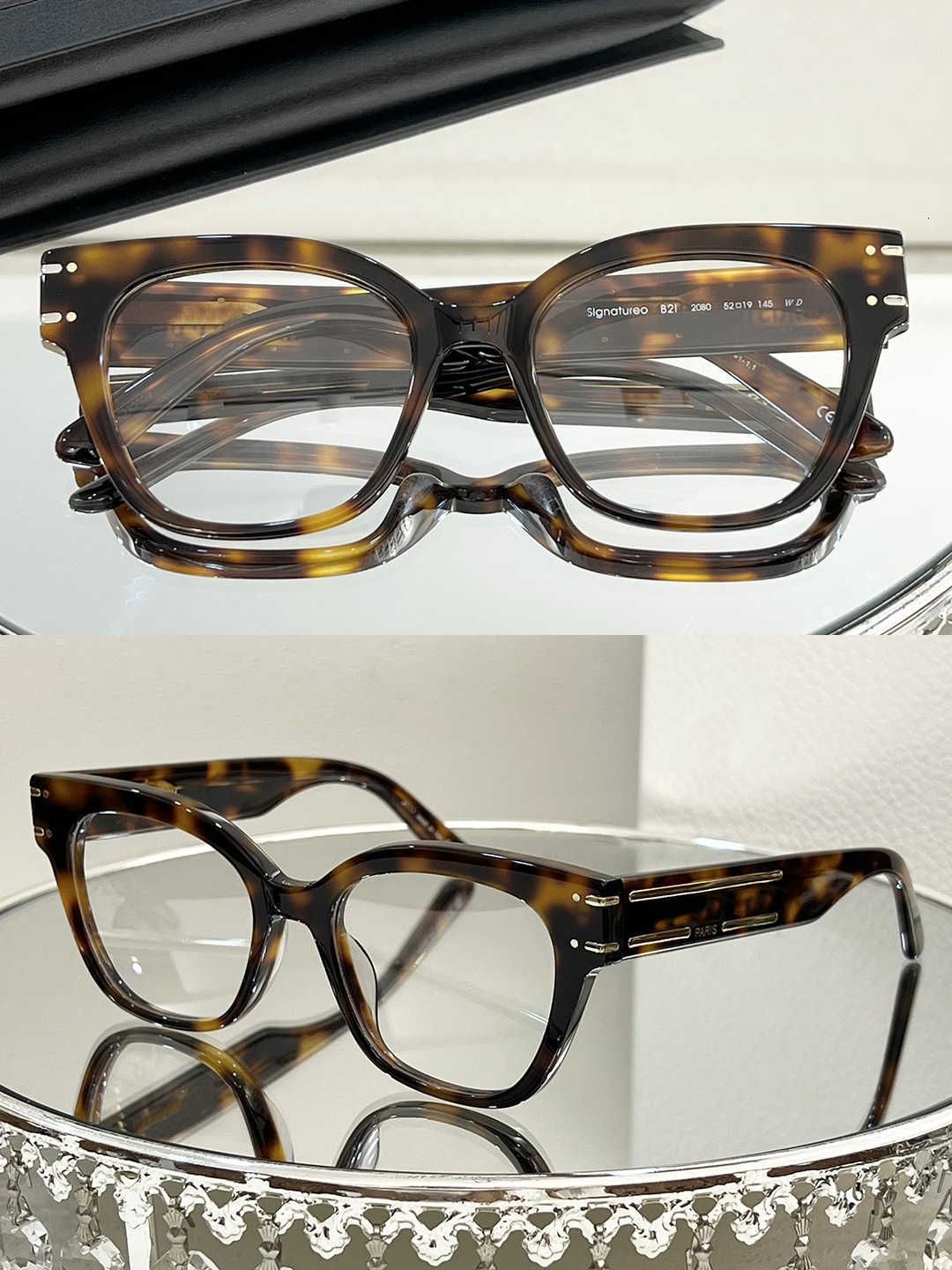 2 Tortoise Shell Transparent