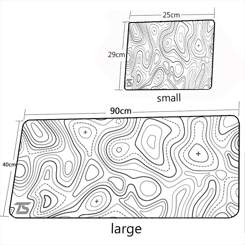 色：デスクマット5サイズ：400x900x4mm