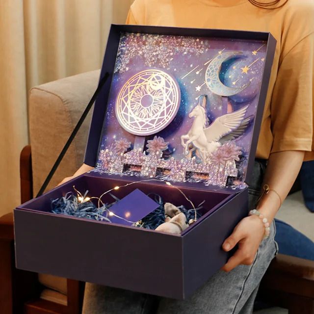 Gift Box with Card-Only Box And Bag-303