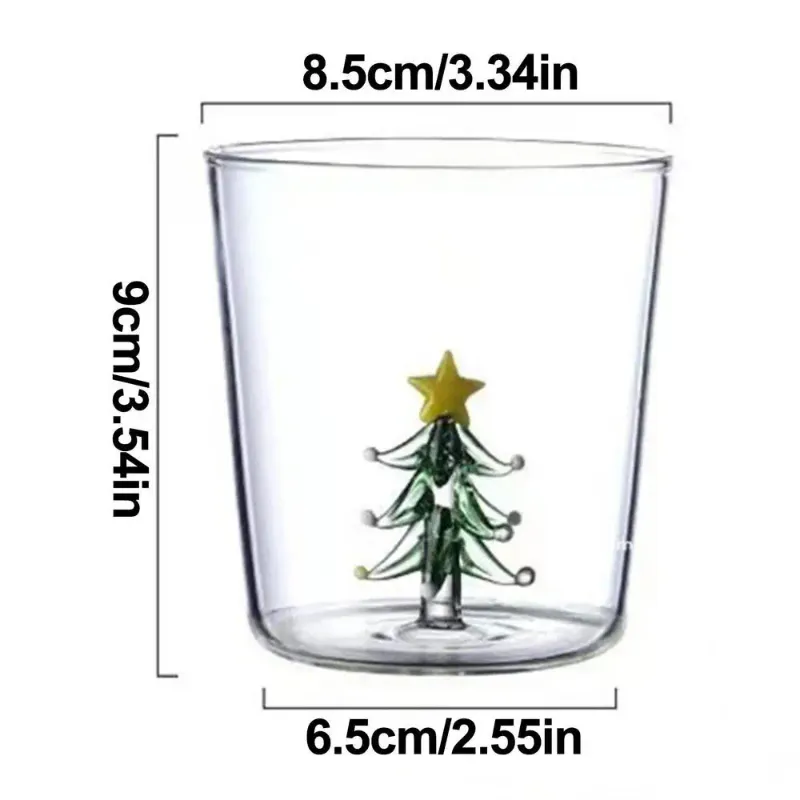 Christmas Tree Glass 300ml CHINA