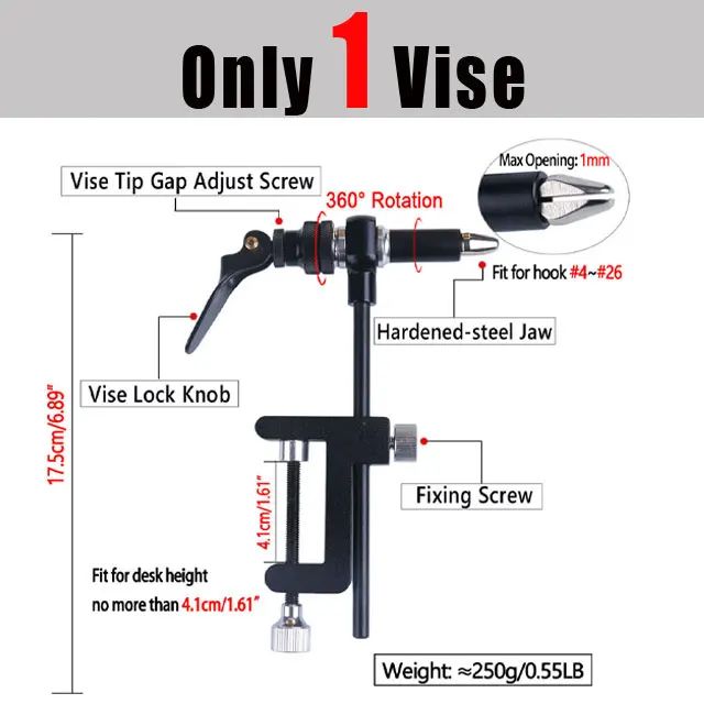 Color:Only 1PC Vise