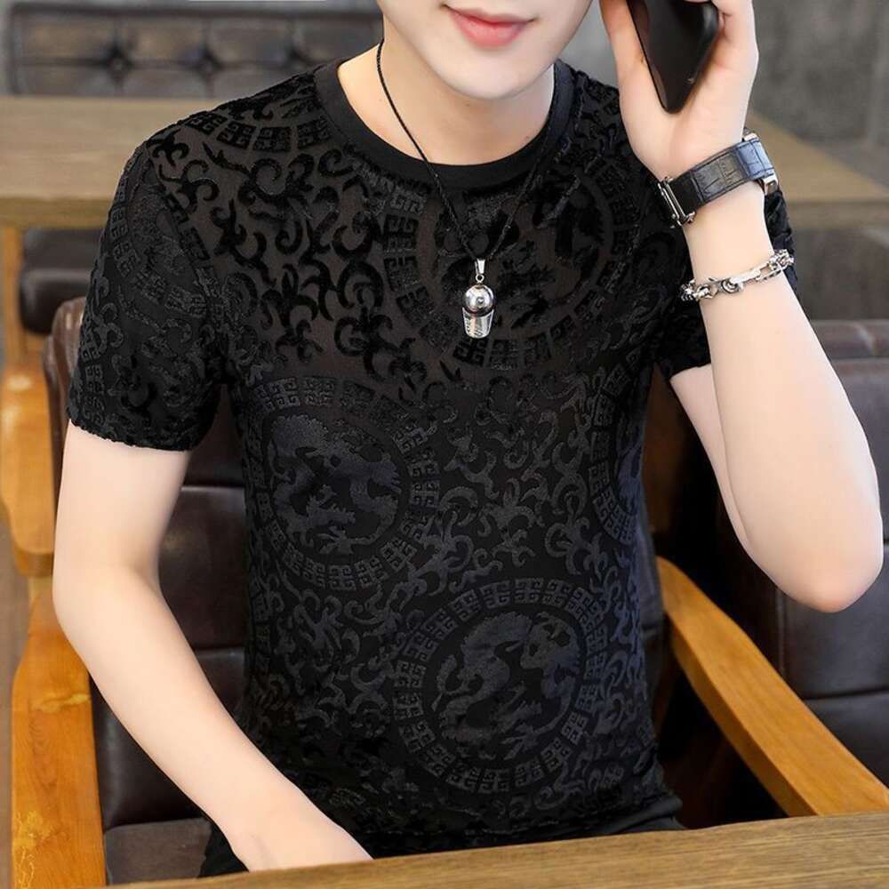 9010 round neck 【 Dragon Picture 】