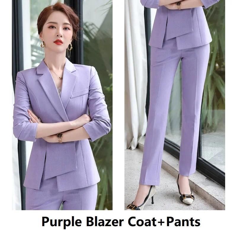 Purple Pant Suits