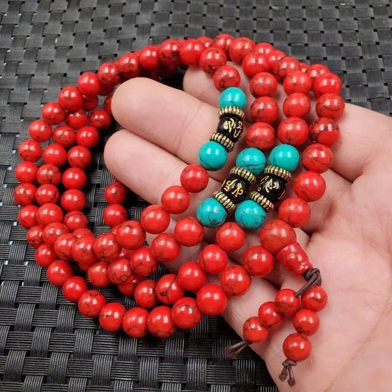 Rood Turkoois 8 mm 1