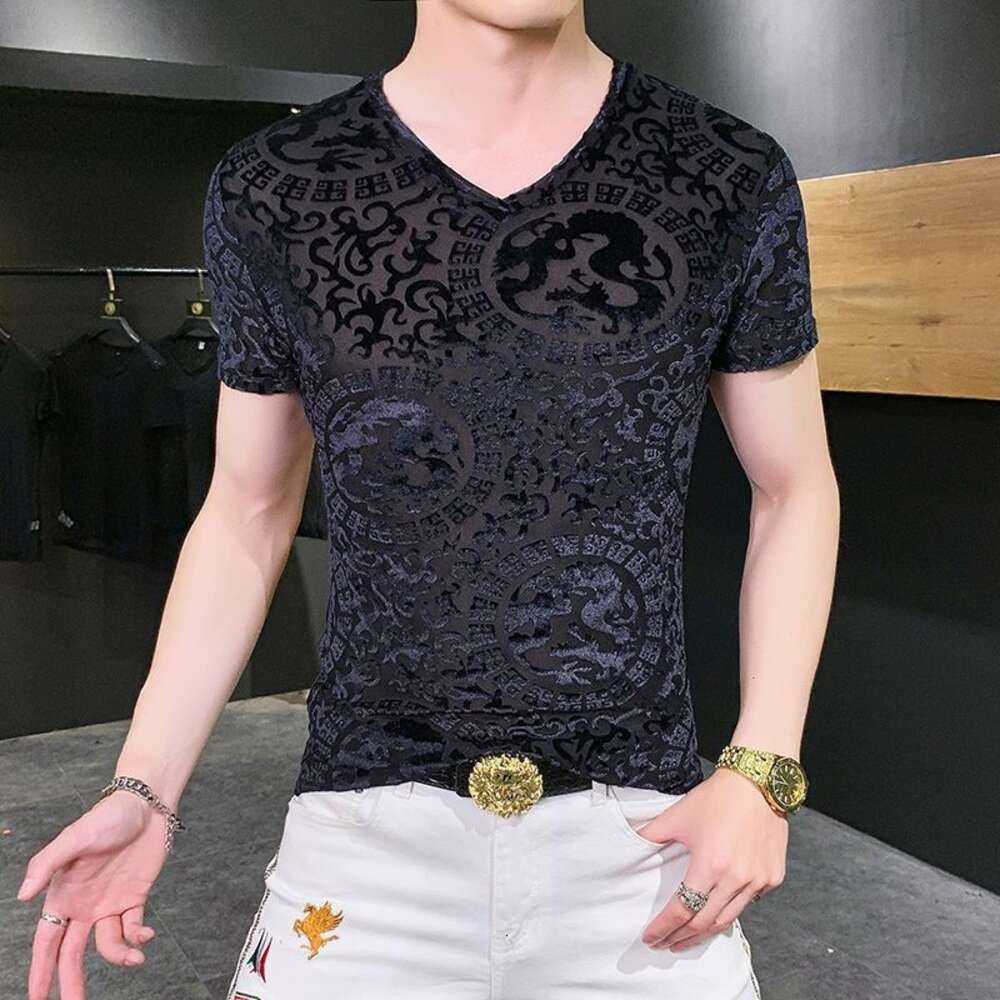 9009 V-neck 【 Dragon Picture 】