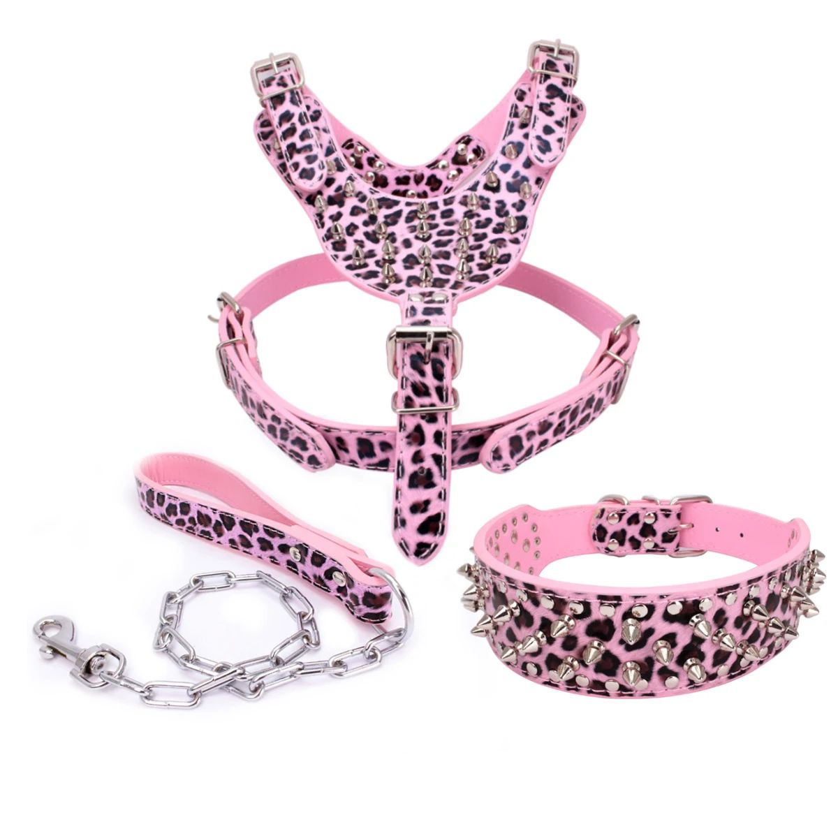 Color:3pcs suit leopardSize:XS