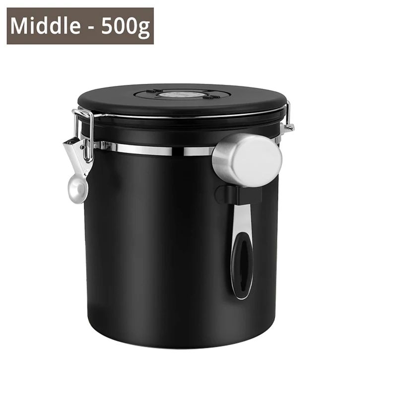 Color:Black 1500ml Spoon