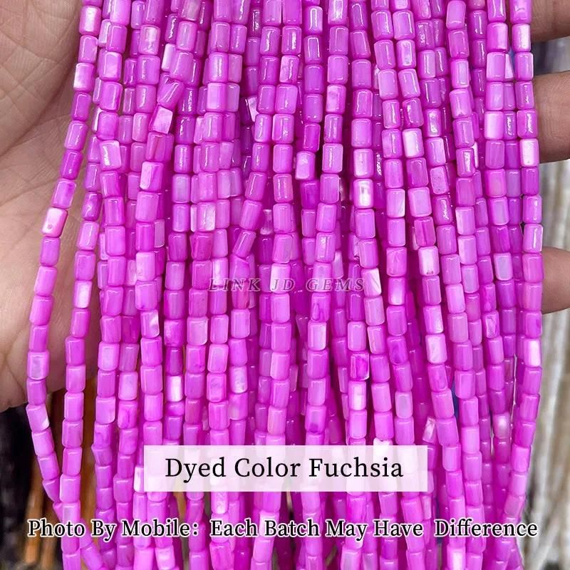 około 3x5 mm 74pcs fuchsia