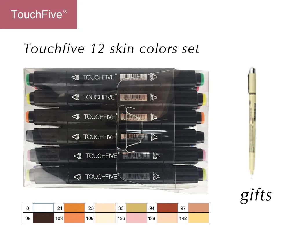 Color:Touchfive-12black