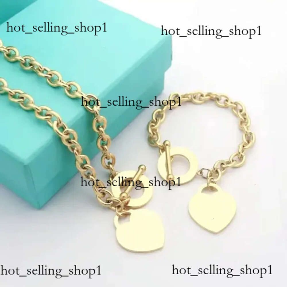 Gouden armband ketting set gemengde kleuren