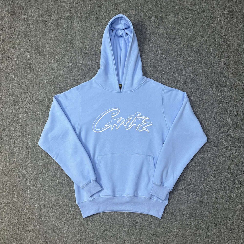 Sweat à capuche bleu ciel 912